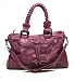 Treesje Asher Plum Lambskin w/ Gunmetal Hardware