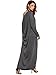 Verdusa Women's Boho Long Sleeve Loose Caftan Long Maxi Dress