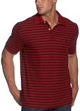 Nautica Mens Short Sleeve Stripe Polo