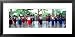 Teenage Girls at Dance Class, Phnom Penh, Cambodia Framed Art Poster Print by Panoramic Images, 31x15