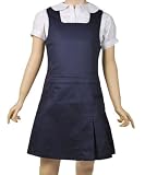French Toast Side Pleated Jumper with Welt Pockets