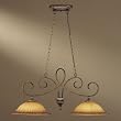 Minka Raffine Aged Patina 2 Lt Island Fixture 1962-243