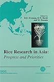 Rice research in Asia : progress and priorites