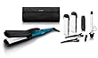 PHILIPS - HP8698/00 - Brosse multi-styles avec rev�tement c�ramique - 9 accessoires : Boucleur 16mm, brosse enfilable, 2 plaques lissantes, 2 plaques gauffrantes, 2 pinces, pochette
