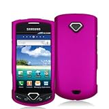 Rubberized Rose Pink Hard Protector Case Cover For Samsung Gem i100