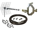 Complete TV Aerial Installation Kit by FRACARRO (ratchet cradle with strapping)