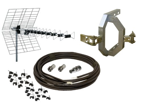 Complete TV Aerial Installation Kit by FRACARRO (ratchet cradle with strapping)
