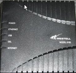 Westell 6100 DSL / ADSL / ADSL2 Modem Router