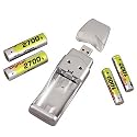 Hama Stick USB-Ladeger&auml;t Set 2x AAA 1000 mAH