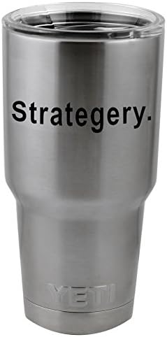Decal Serpent Funny Skit Will Ferrell George Bush Strategery Vinyl Sticker Decal for Yeti Mug Cup Thermos Pint Glass (4" Wide - DECAL ONLY, NO CUP)