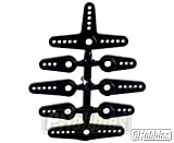 Du-Bro 673 Super Strength Servo Arms Standard Futaba Servos (8-Pack)