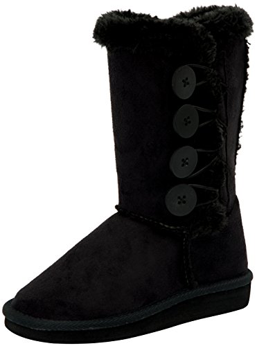 LINK ALING-33K Children Girl's Comfort Mid Calf Warm Button Boots