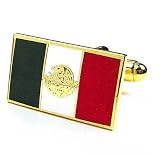 Mexican Flag Mexico Cufflinks Cuff Links