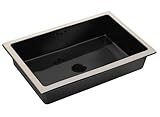 IMAGE OF KOHLER K-2297-G-7 Kathryn Undercounter Lavatory with Glazed Underside, Black Black