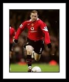 Wayne Rooney Manchester United - Dribbling - Framed 8x10 Photograph