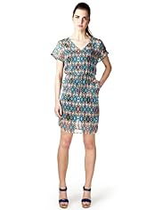 Limited Collection Geometric Print Dress with Camisole