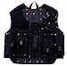 Sports : Weste "S.W.A.T.", Lederbesatz, schwarz, Taschen abnehmbar