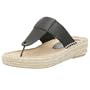 On Your Feet Women's Guinea Thong,Black,8.5 M