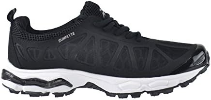 RunFlyte Men's RF Glyde Running Shoes, Black/White, (Size 11)