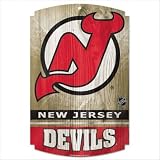 NHL New Jersey Devils Wood Sign