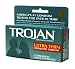 Trojan Ultra Thin Latex Condoms Spermicidal Lubricated 12 condoms