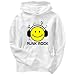Punk Rock - Smiley Music Mens Hoodie (White, Sizes X-Small - XXX-Large)