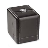 Scatola del Tempo Rotori 1RT Single Leather Programmable Watch Winder