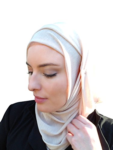 Elegance Collections Muslim Women's Jersey Hijab Khimar Soft Rectangle One Size