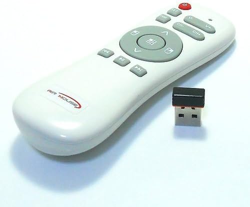 OISOUND White Mini 2.4G 2.4Ghz Air Mouse IR Remote Controller For PC/TV set-up Box PPTV Media Presentation/HD Media Player