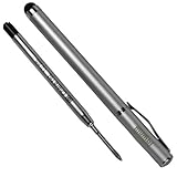 mumbi Stylus Pen - Eingabestift + Kugelschreiber für iPhone, iPad, iPod, Galaxy Tab, Galaxy S2 etc. + EXTRA Ersatzmine
