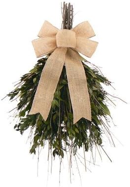 Natural Evergreen Wall Charm Wreath