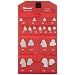 Starrett SD167FZ Radius Gauge Set - Decimal Inch Without Holder, Satin Finish, 0.020" - 0.500" Range, 0.020" And 0.050" Increments, 19 Gauges