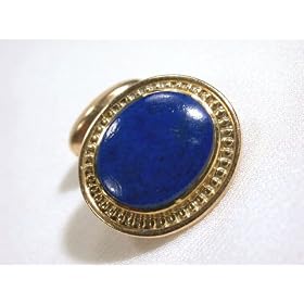 Azure Blue: Edwardian Lapis Cufflinks by 