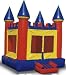 Huge 18' Inflatable Castle Bounce House With Activity Slide - Primary Colors