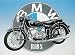 VINTAGE STYLE BMW MOTORBIKE R69S (T21) APPOX 300MM X 410MM EXTRA LARGE HEAVY STEEL METAL WALL ADVERTISING SIGN BRAND NEW