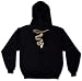 Python Sweatshirt, Awesome Realistic 3D Design Snake Hoodie, Medium, Kelly Green