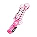 cnlinkco G-spot Adult big Cock Dildo Massager Toy Simulation Vibrator Anal Sex Toy(Pink)
