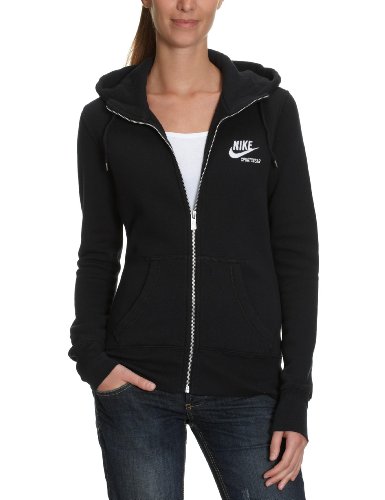 Nike Damen Pullover AW77 Gym FZ Hoody, black, L Preisvergleich
