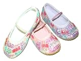 Toddler Girls Multi Sequin Covered Mary Janes Shoes