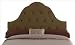Skyline Furniture 86+2(Khaki) Tufted High Arch Headboard in Khaki Size: Full/Queen