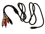AV Audio-Video-Kabel passend für SONY DCR-DVD-Serie DCR-DVD108, DCR-DVD109, DCR-DVD110 etc. ersetzt VMC-15FS