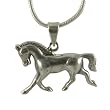 Handmade Horse Sterling Silver Pendant with Chain 1 inch