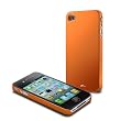 Acase(TM) iPhone 4 and 4S Superleggera flamingo fit case for iPhone 4 4S (Orange) (Fit AT&T and Verizon and Sprint iPhone 4 4S)