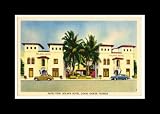 Reprint Patio view - Solana Hotel - Coral Gables - Florida