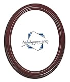 1 Wide Oval Picture/Photo/Certificate, Polished Cherry Frame
