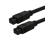 9 PIN/ 9PIN BETA FireWire 800 FireWire 800 Cable 3ft Black