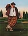 Golf Putt by T.C. Chiu. Size 22.00 inches width by 23.00 inches height. High Quality Art Poster Print