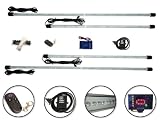 2.1 Million Color 15 Solid Colors Led Underbody Light Kit Under Car Neon Led Glow Kit and 65 Flash Functions - Fits All Trucks, Cars, Boats - Wireless Remote Controller by Kapsco
