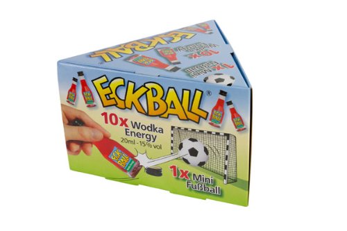 S4f – ECKBALL – 10 x 20 ml und 1 Mini-Fußball