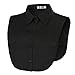 ANZERMIX Womens Detachable Blouse Half Shirts (Black,One Size)